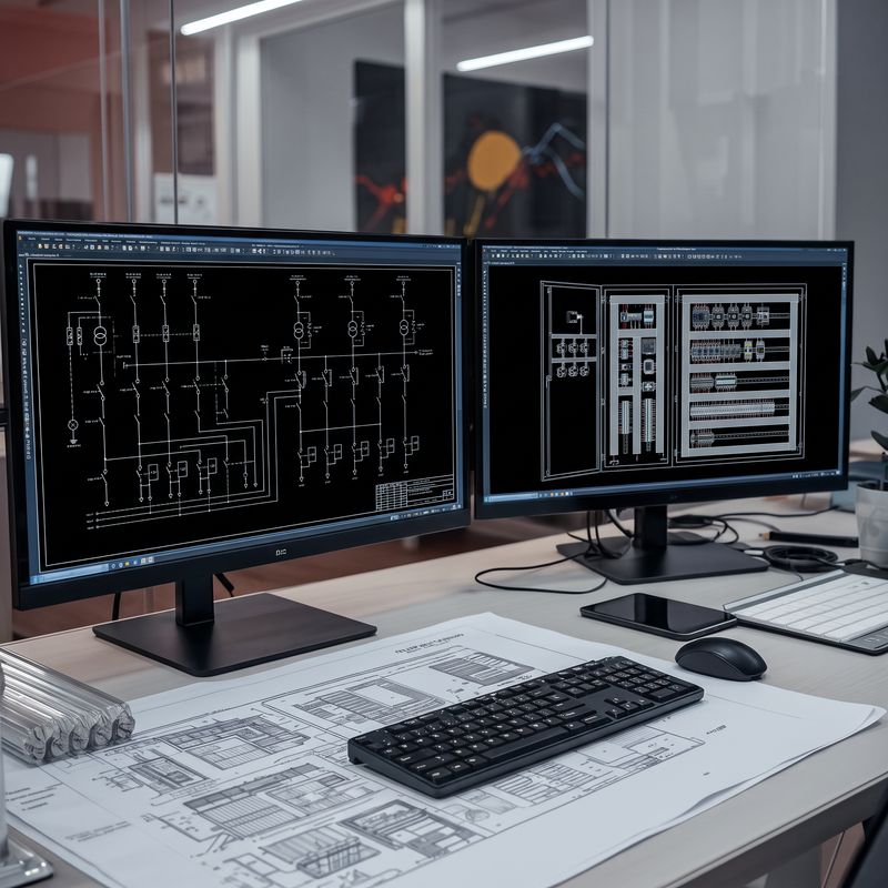 Diagramas elétricos em CAD